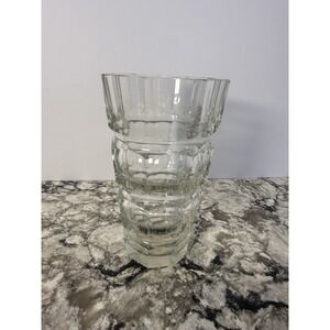 Josef Hoffmann Moser Prism Faceted Crystal Vase 1930s Art Deco Czech Rare 6" **